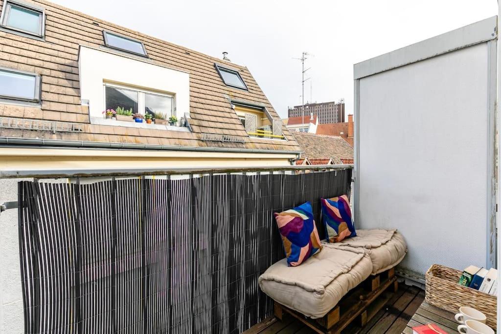 Studio Strasbourg/Gare +Balcon Eksteriør billede